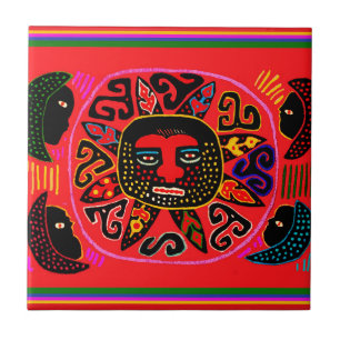 Kuna Tribal Del Sol Fliese