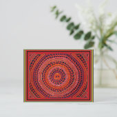 Kuna Tribal Universell Sun Postkarte (Stehend Vorderseite)