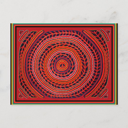 Kuna Tribal Universell Sun Postkarte (Vorderseite)