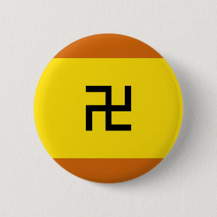 Kuna Yala Panama zur ethnischen Flagge Button