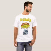 Kunafa aus dem Weltraum Funny Meme T-Shirt (Vorne ganz)