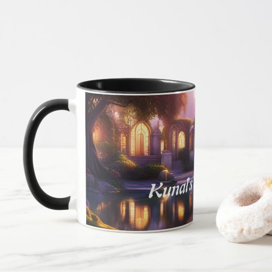 Kunals Morgentee Tasse (Mit Donut)