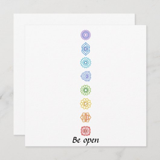 Kundalini Chakras Be Open (Vorne/Hinten)