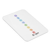 Kundalini Chakras Be Open Magnet (Rechte Seite)