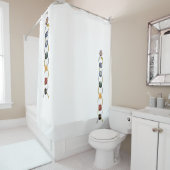 Kundalini Chakras / Stones & Schlangen Duschvorhang (Beispiel)