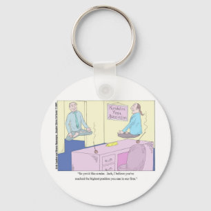 Kundalini Inc. Yoga Cartoon Gifts & Sammlerstücke Schlüsselanhänger