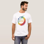 Kundalini Revolution Rainbow Dragon Mens T-Shirt (Vorne ganz)