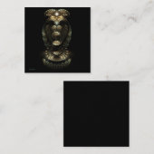 Kundalini Rising Quadratische Visitenkarte (Vorne/Hinten)