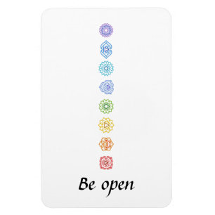 Kundalini Yoga Chakra Sei Offen Magnet