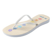 Kundalini Yoga Chakras Open Badesandalen (Schrägansicht)