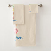 Kundalini Yoga Chakras Open Badhandtuch Set (Insitu)