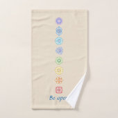 Kundalini Yoga Chakras Open Badhandtuch Set (Handtuch)