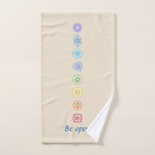 Kundalini Yoga Chakras Open Badhandtuch Set