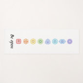 Kundalini Yoga Chakras Open Yogamatte (Vorderseite (Horizontal))