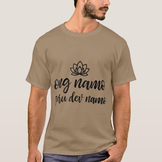 Kundalini Yoga Ong Namo Guru Dev Namo T-Shirt (Vorderseite)