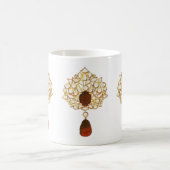 Kundan und Ruby Brooch Kaffeetasse (Mittel)