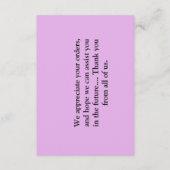 KUNDE DANKE IHNEN KARTEN (Vorderseite)