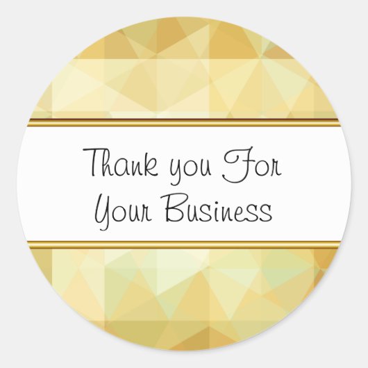 Kunde danke Ihnen Stickers (Vorderseite)