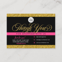 Kunde dankt Ihnen für die Paketeinlage und die Rab