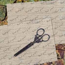 Kunde dankt Ihnen für Ihre Kommentare zu Holz Seidenpapier