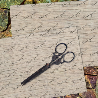 Kunde dankt Ihnen für Ihre Kommentare zu Holz Seidenpapier