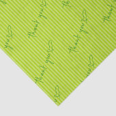 Kunde dankt Ihnen für Limone Streifen Seidenpapier (Detail)