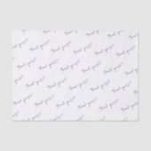 Kunde dankt Ihnen mit Herzenslust Seidenpapier (Vorderseite)