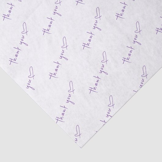 Kunde dankt Ihnen mit Herzenslust Seidenpapier (Ausschnitt)