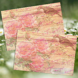 Kunde dankt Rose und Bird Seidenpapier