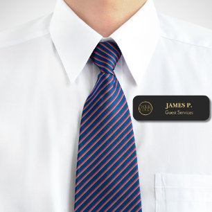 Kunde für das Black-Gold-Logo des Employee Magneti Namensschild