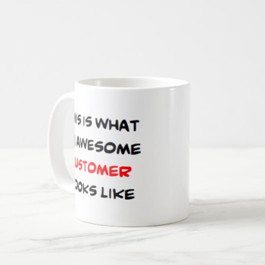 Kunde, phantastisch kaffeetasse (Vorderseite Links)