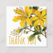 Kunde von Herbal Business Discount Vielen Dank Quadratische Visitenkarte (Vorderseite)