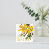 Kunde von Herbal Business Discount Vielen Dank Quadratische Visitenkarte (Stehend Vorderseite)