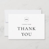 Kunde von Social Media Company mit benutzerdefinie Dankeskarte (Vorderseite)