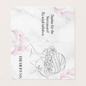 Kundekarte, Treuepass, Bonuskarten für Schönheit Visitenkarten (Außenseite Aufgefaltet)