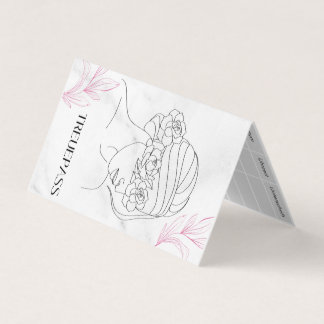 Kundekarte, Treuepass, Bonuskarten für Schönheit Visitenkarten