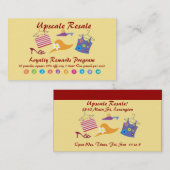 Kunden-Belohnungen Treuekarte (Vorne/Hinten)