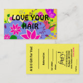 Kunden-Empfehlungs-Karten Empfehlungskarte (Vorne/Hinten)