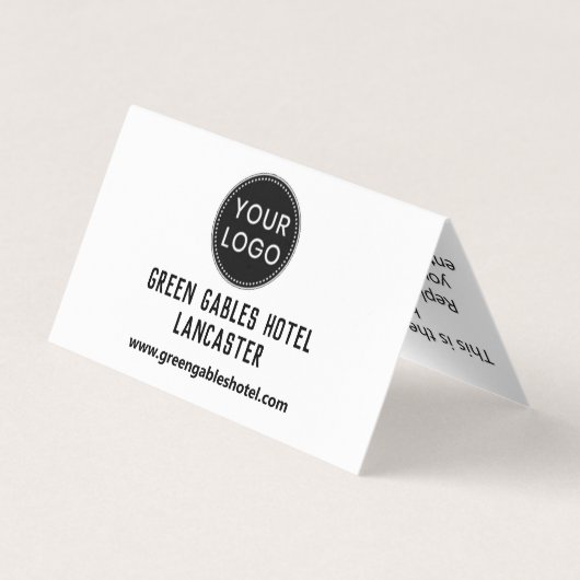 Kunden gefragt, einen überprüften QR-Code Verlasse Visitenkarten (Rückseite)