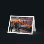 Kunden im Mercado Central, Valencia, Spanien Karte<br><div class="desc">Gäste im Mercado Central,  Valencia,  Spanien Grußkarte. Sie können dieses Produkt ganz einfach kostenlos anpassen,  wenn Sie Text hinzufügen oder die Farbe des Hintergrunds ändern möchten.</div>