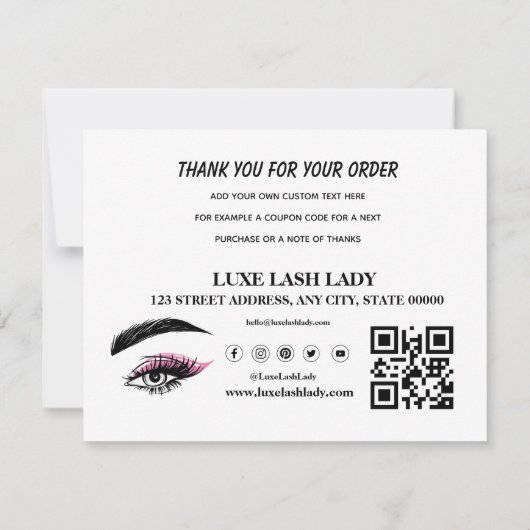 Kunden-Logo-Geschäft dank Karte TC2 (Rückseite)