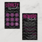 Kunden-Loyalität vergütet Visitenkarten Treuekarte (Vorne/Hinten)
