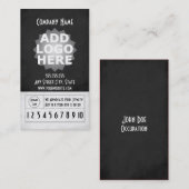 Kunden-Loyalitäts-Visitenkarte Treuekarte (Vorne/Hinten)