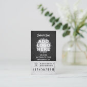 Kunden-Loyalitäts-Visitenkarte Treuekarte (Stehend Vorderseite)