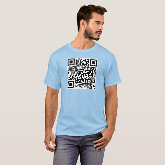 Kunden QR Code Barcode Womens Mens Unisex T-Shirt (Vorne ganz)