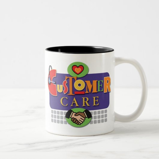 "Kunden-Sorgfalt-" Tasse (Rechts)