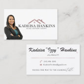 Kundenauftrag | Nicht bearbeitbare Zazzle-Vorlage Visitenkarte (Vorne/Hinten)