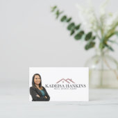 Kundenauftrag | Nicht bearbeitbare Zazzle-Vorlage Visitenkarte (Stehend Vorderseite)