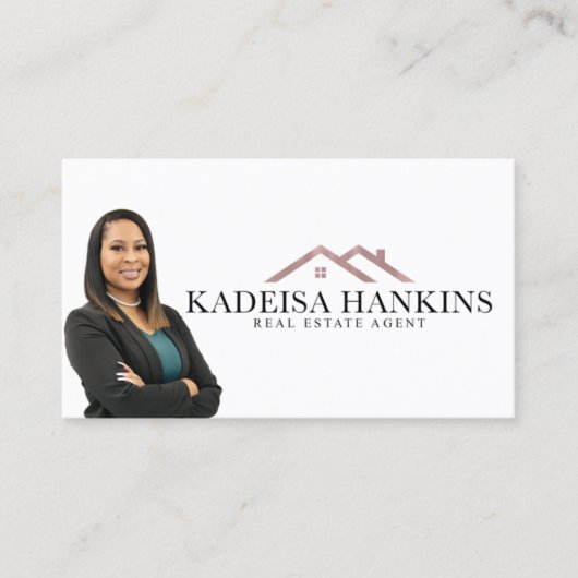 Kundenauftrag | Nicht bearbeitbare Zazzle-Vorlage Visitenkarte (Vorderseite)