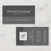 Kundenauftrag - Visitenkarten für Rechtsanwälte Visitenkarte (Vorne/Hinten)